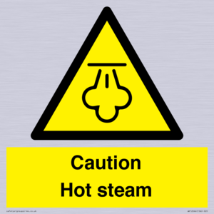Caution Hot steam